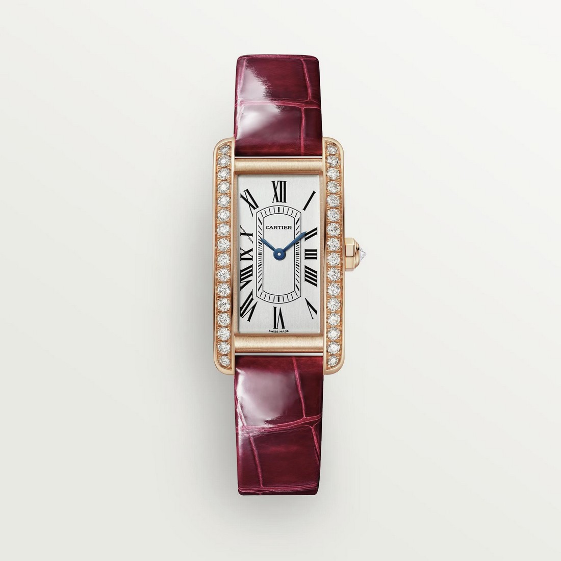 Đồng Hồ Cartier Tank Américaine Small Watch Nữ Đỏ Vàng Trắng